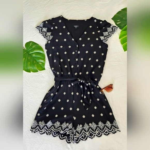Loft Embroidered Romper - Picture 2 of 13